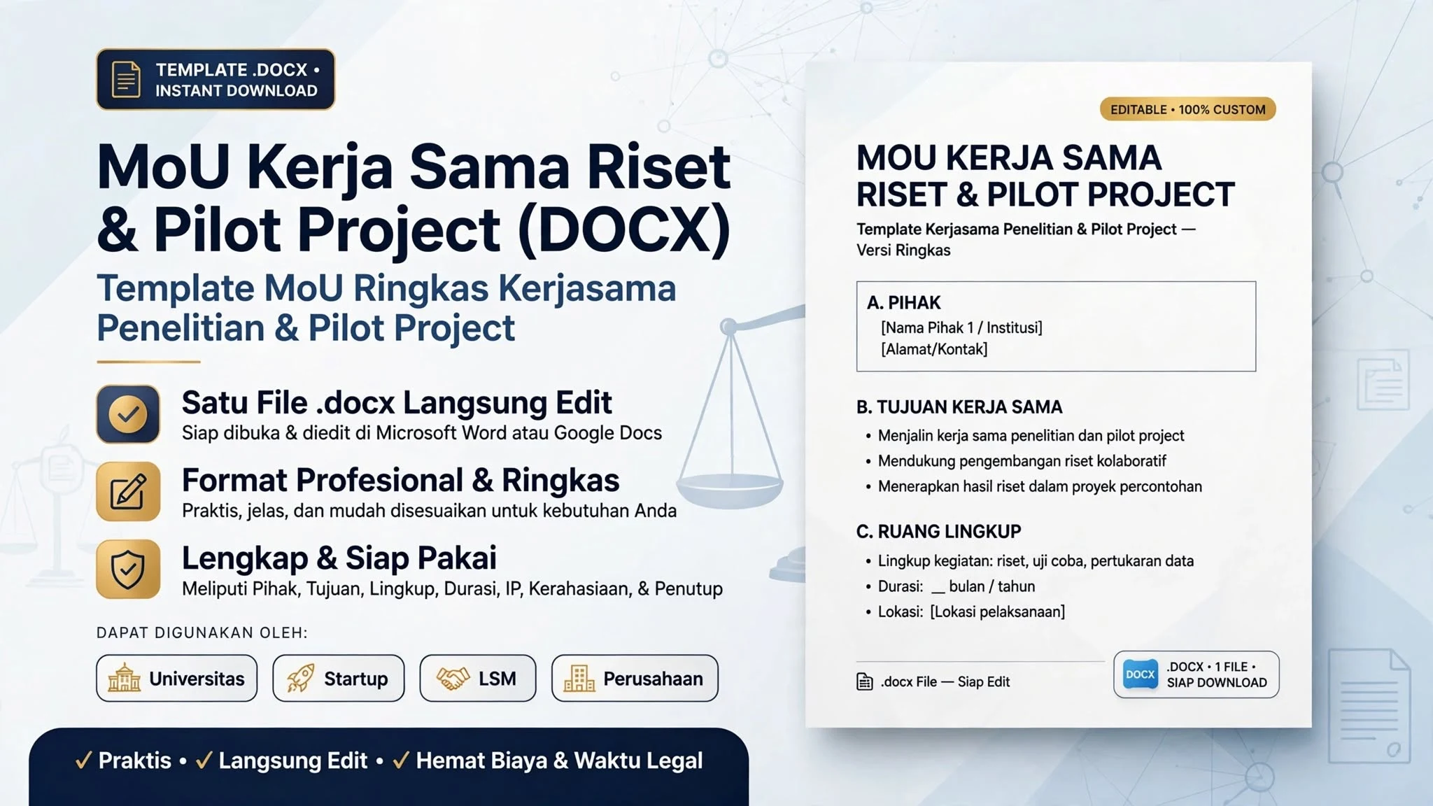 MoU Kerja Sama Riset & Pilot Project (DOCX)