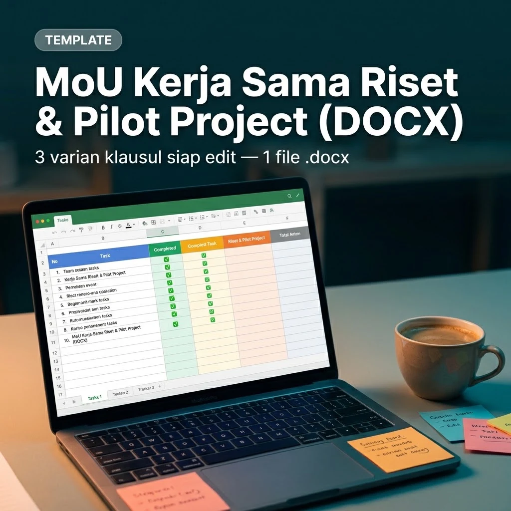 MoU Kerja Sama Riset & Pilot Project (DOCX)