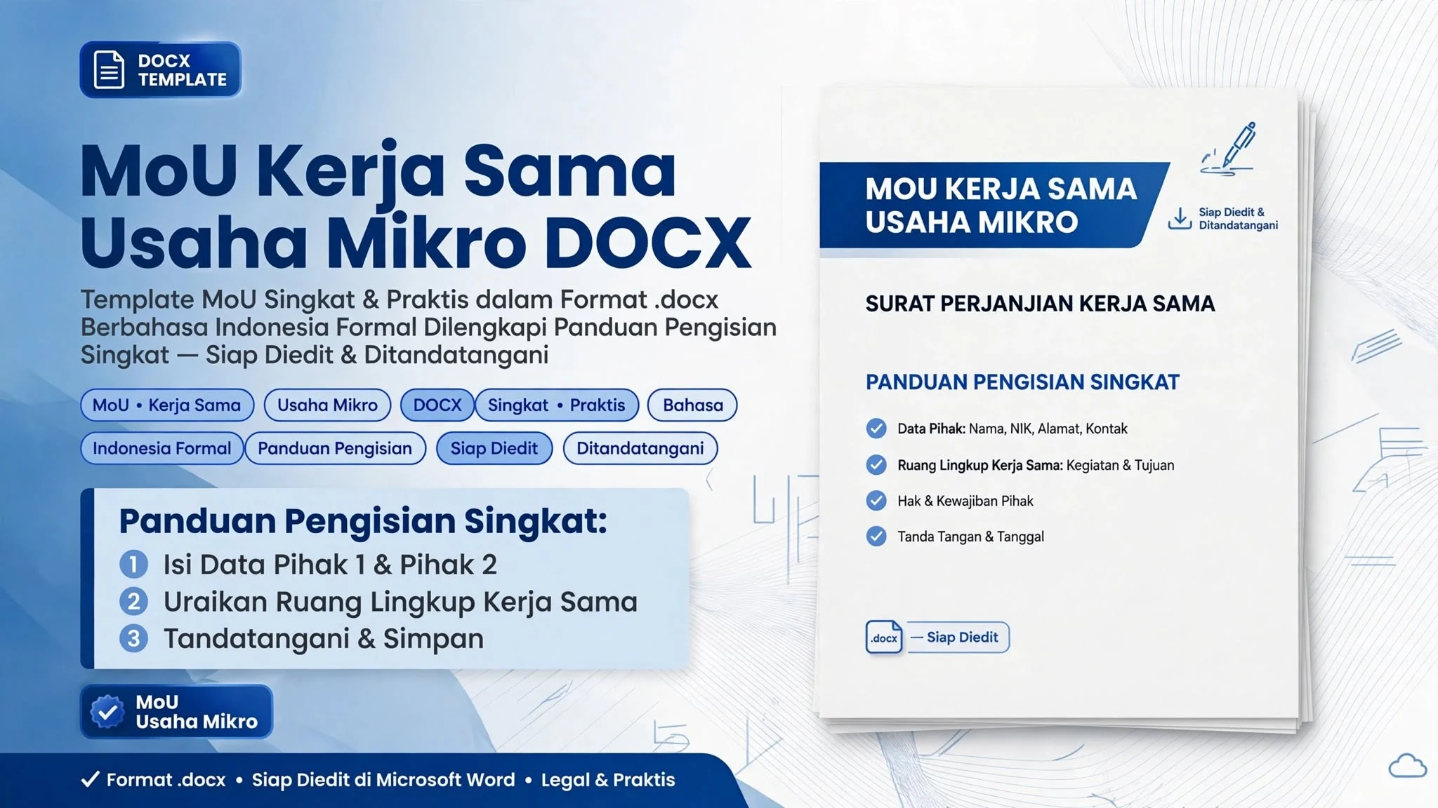 MoU Kerja Sama Usaha Mikro (DOCX)