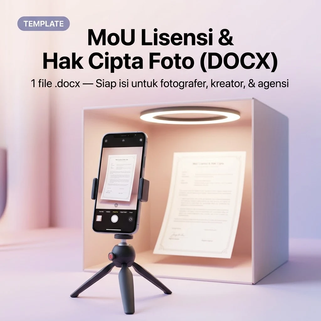 MoU Lisensi & Hak Cipta Foto (DOCX)
