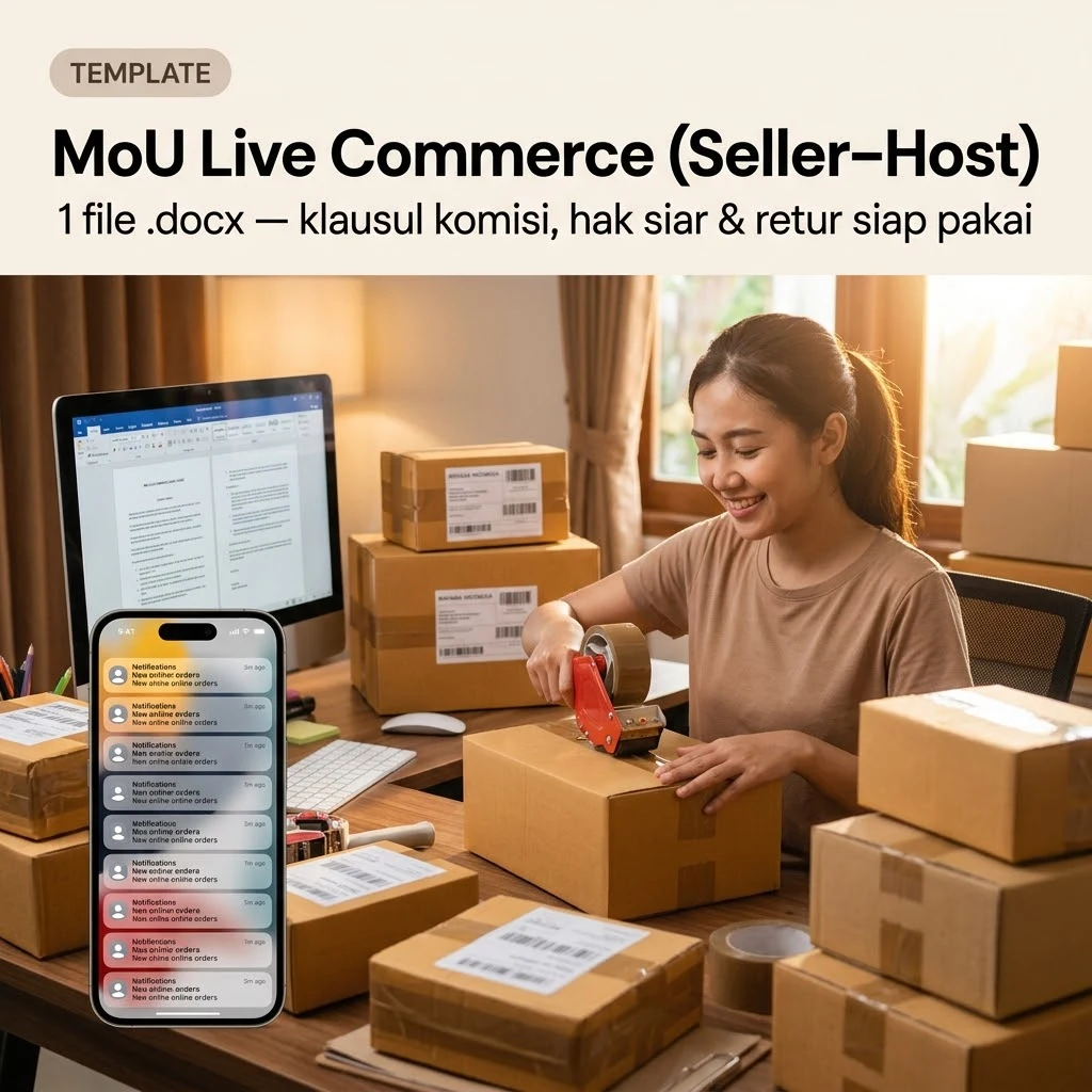 MoU Live Commerce (Seller–Host)