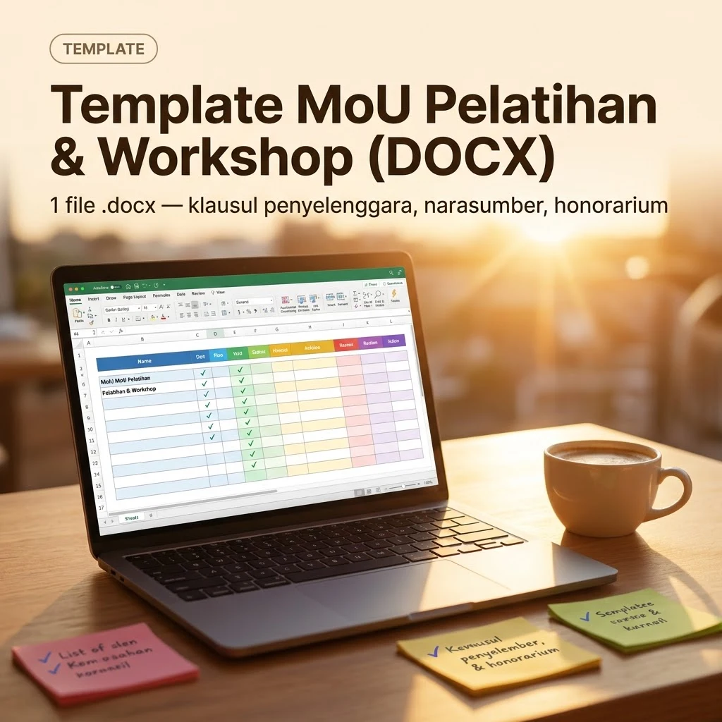 Template MoU Pelatihan & Workshop (DOCX)