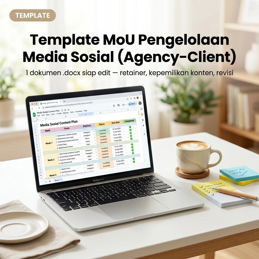 Template MoU Pengelolaan Media Sosial (Agency–Client)