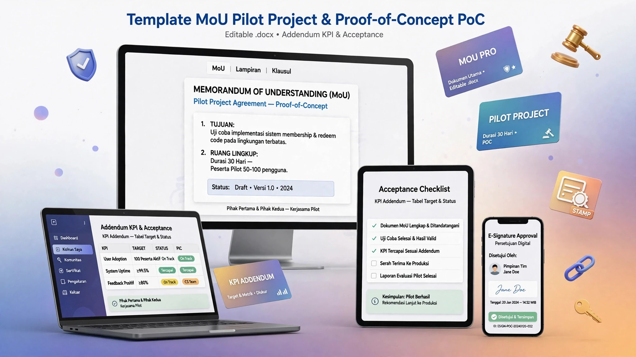 Template MoU Pilot Project & Proof-of-Concept (PoC)