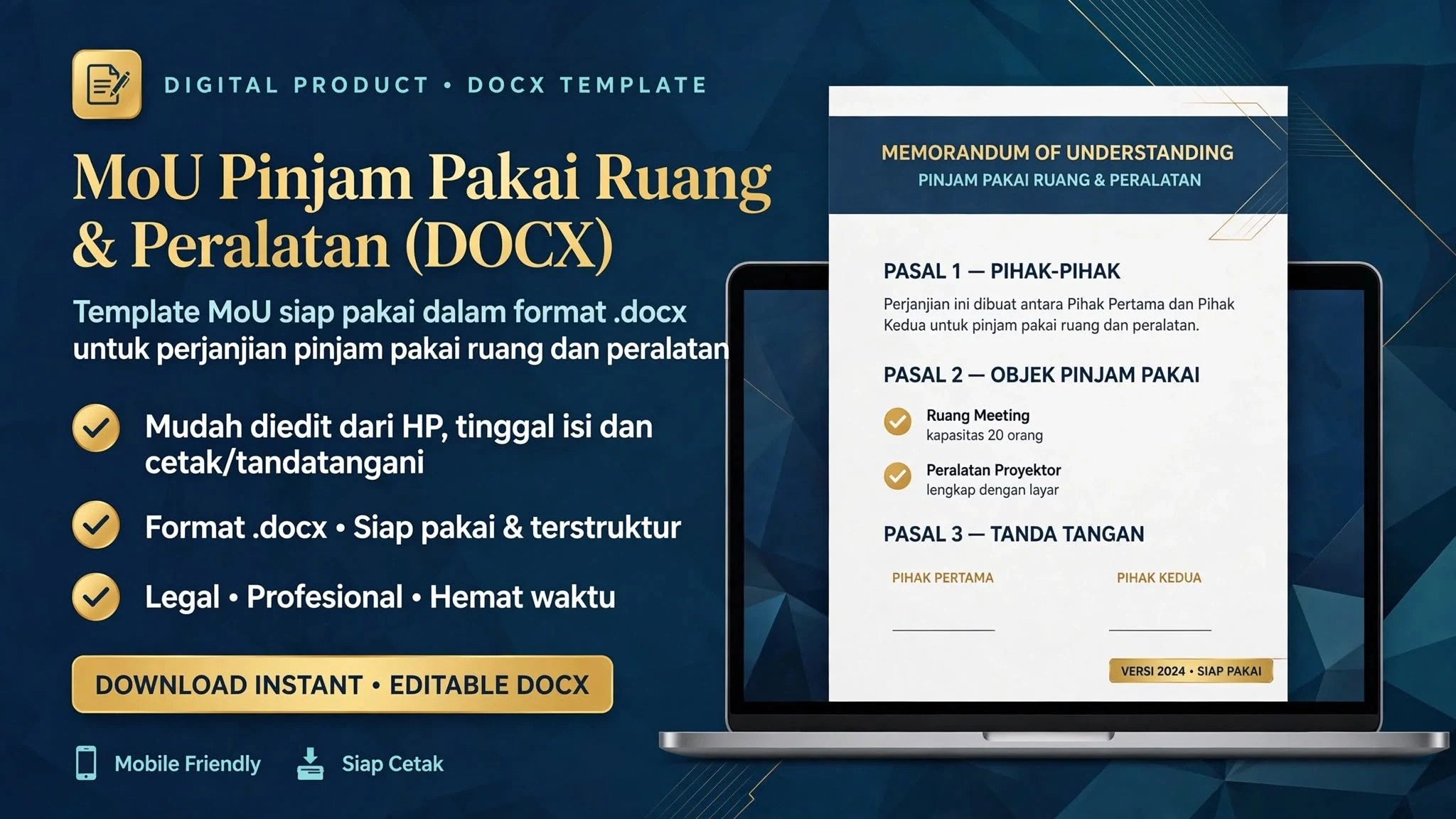 MoU Pinjam Pakai Ruang & Peralatan (DOCX)
