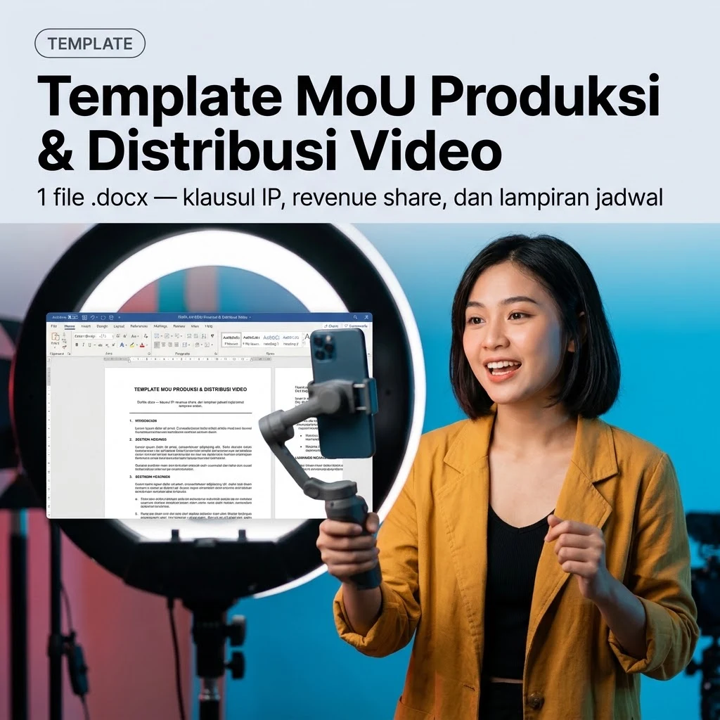 Template MoU Produksi & Distribusi Video