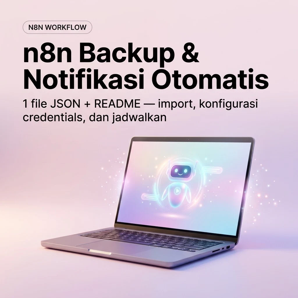 n8n Backup & Notifikasi Otomatis