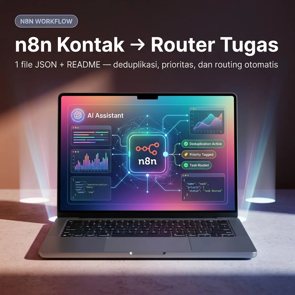 n8n Kontak → Router Tugas