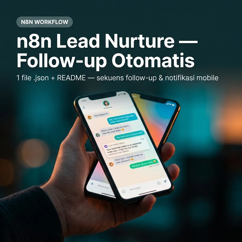 n8n Lead Nurture — Follow-up Otomatis