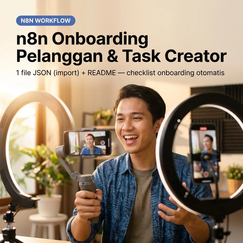 n8n Onboarding Pelanggan & Task Creator