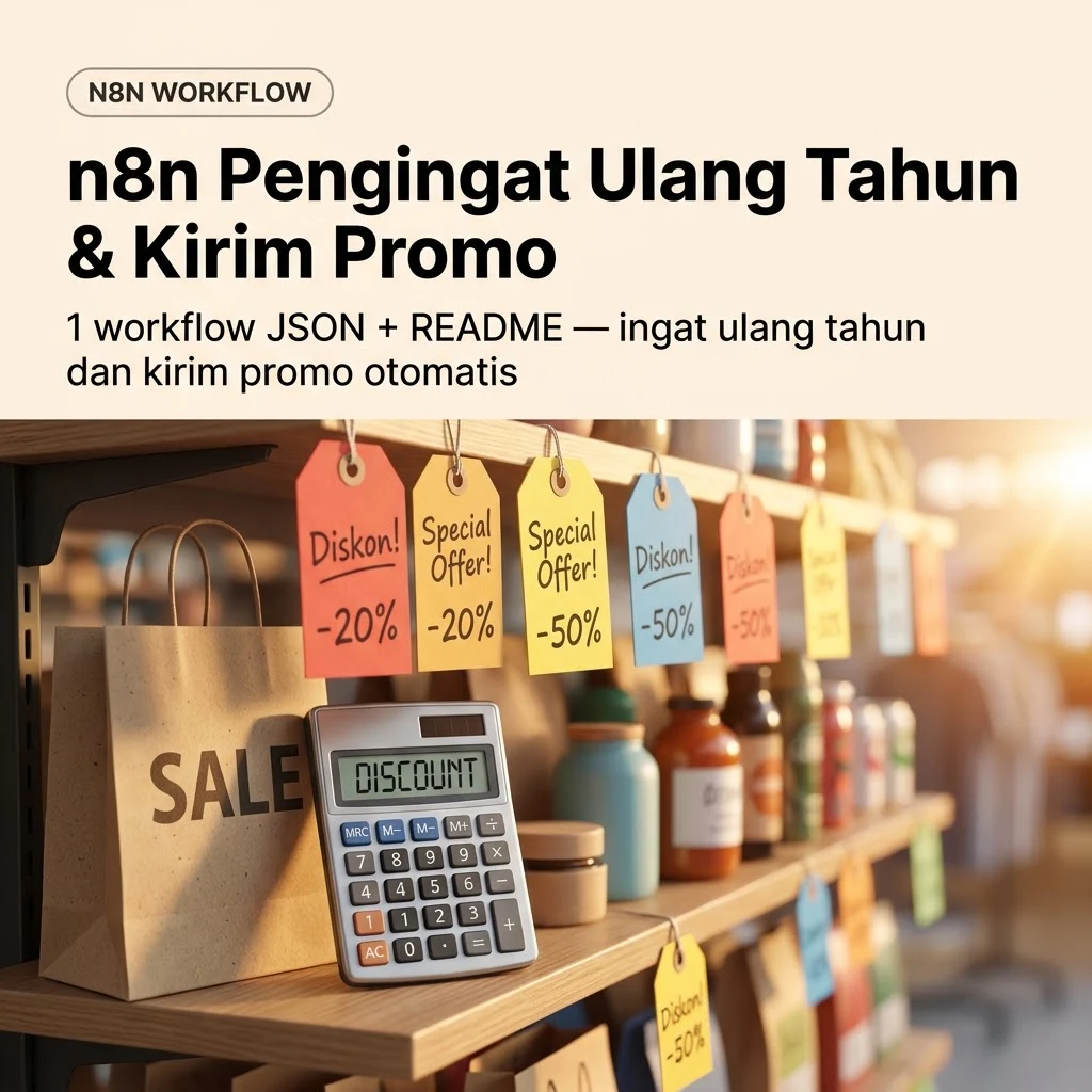 n8n Pengingat Ulang Tahun & Kirim Promo