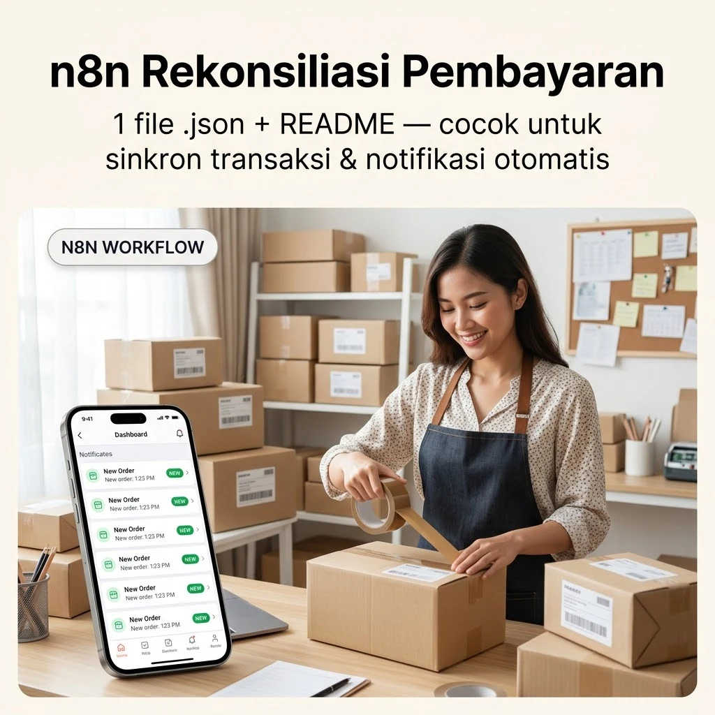 n8n Rekonsiliasi Pembayaran
