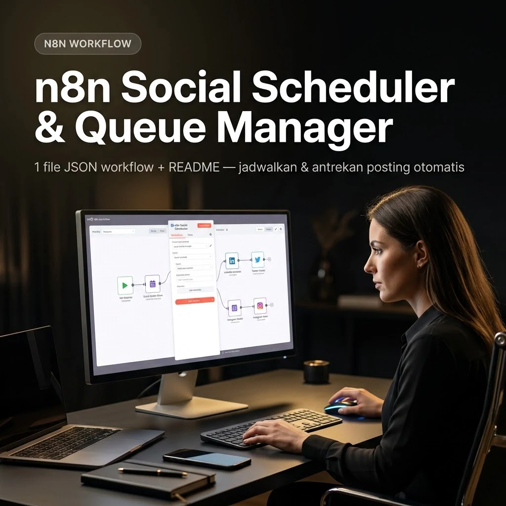 n8n Social Scheduler & Queue Manager