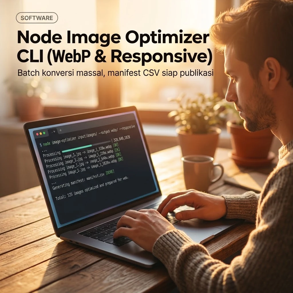 Node Image Optimizer CLI (WebP & Responsive)