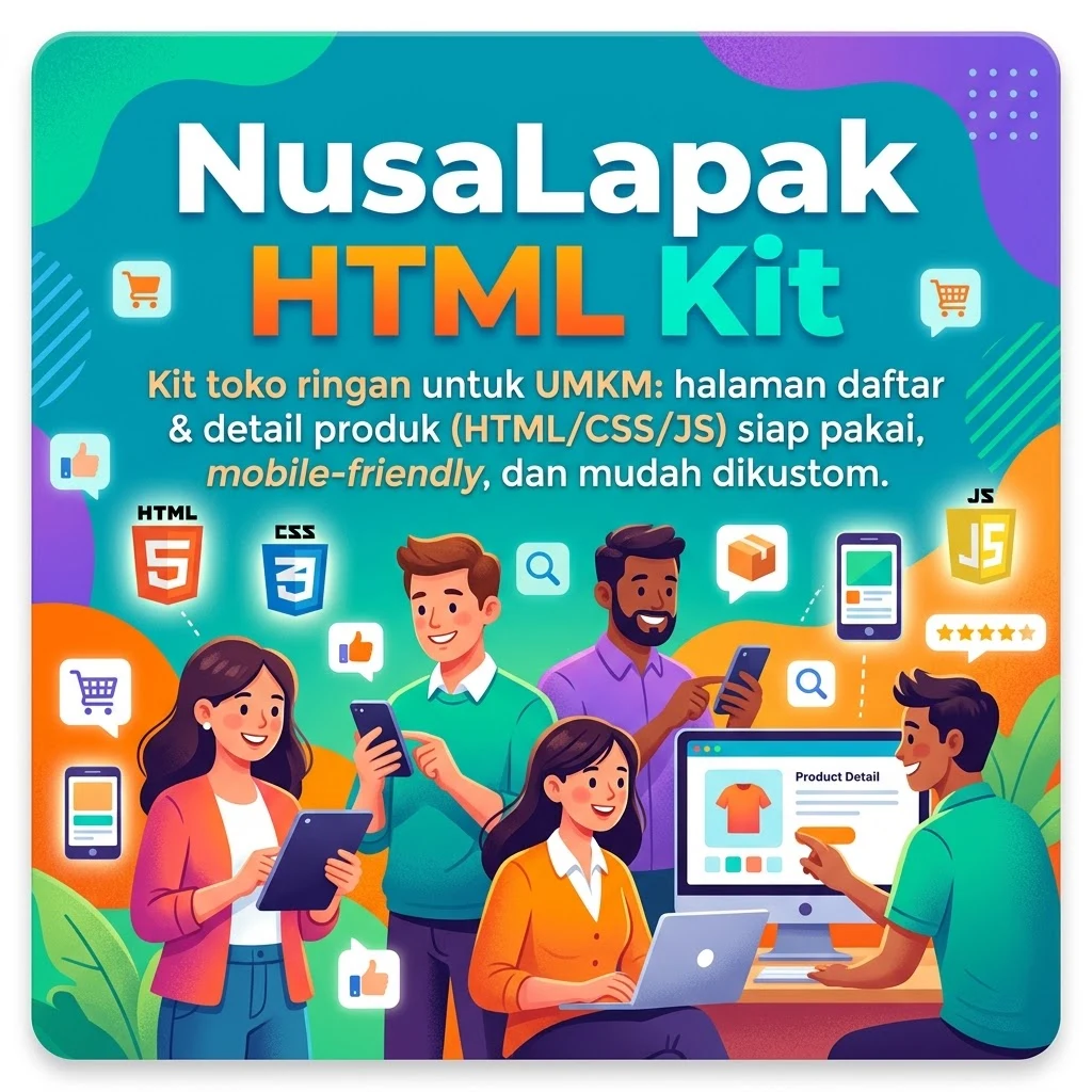 NusaLapak HTML Kit