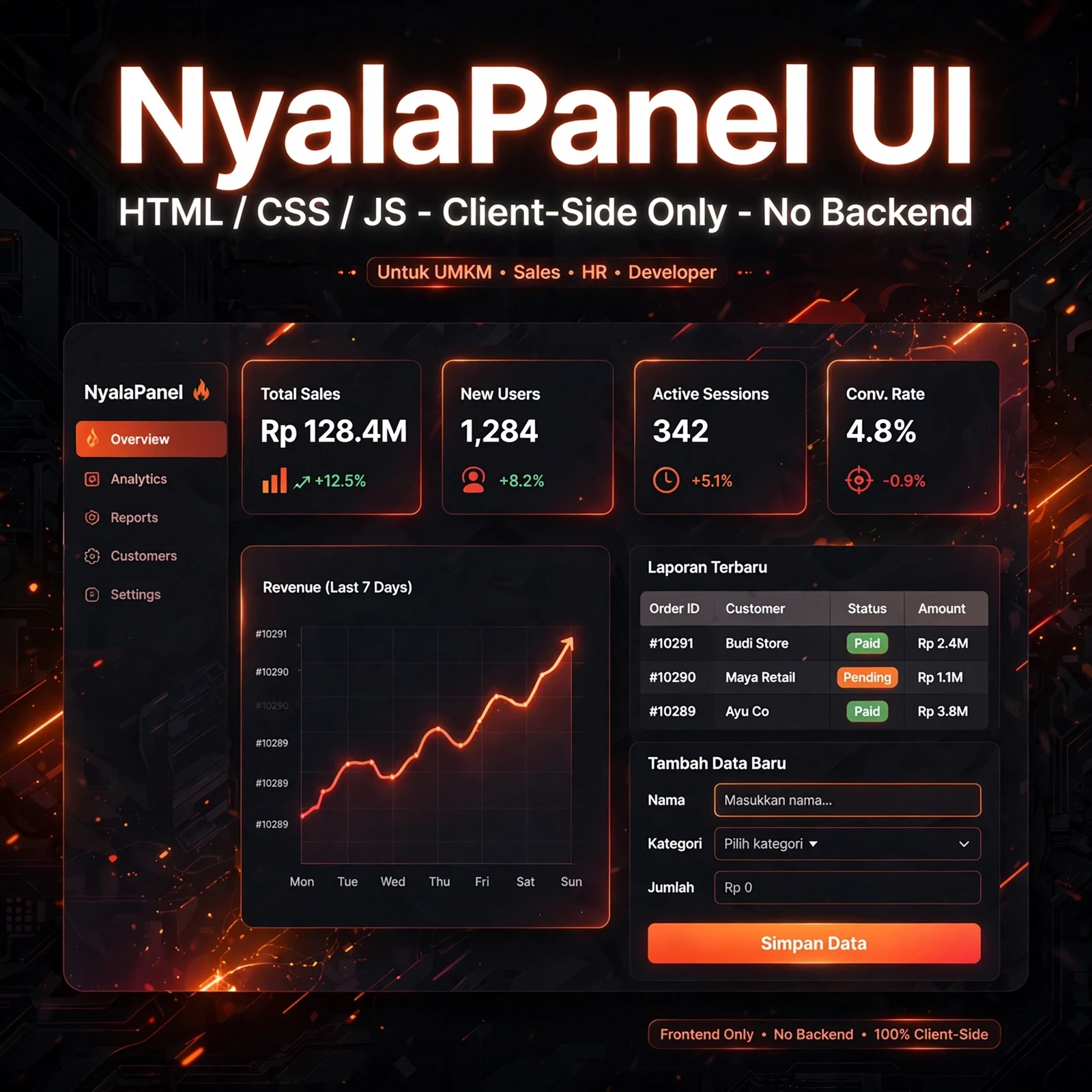 NyalaPanel UI