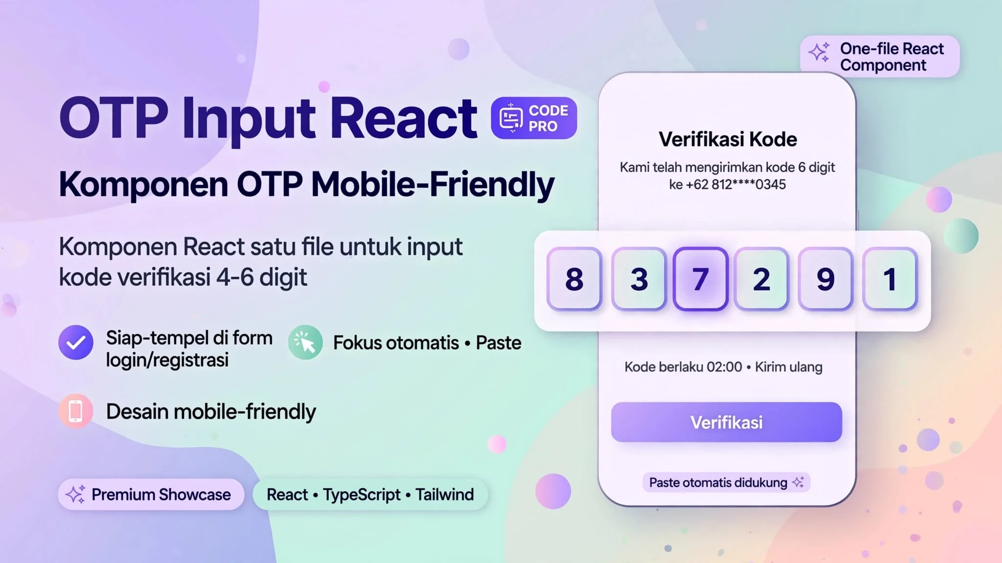 OTP Input React — Komponen OTP Mobile-Friendly