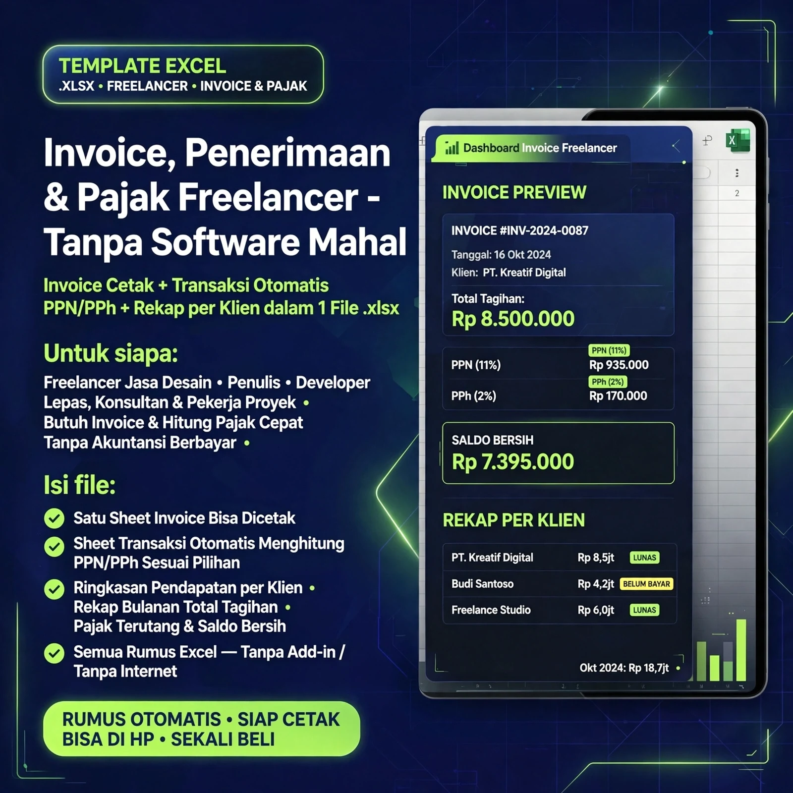Pajak & Invoice Tracker untuk Freelancer