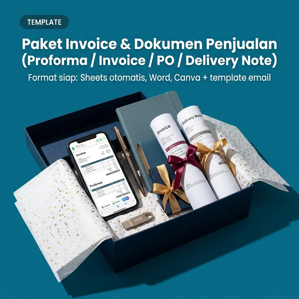 Paket Invoice & Dokumen Penjualan (Proforma / Invoice / PO / Delivery Note)