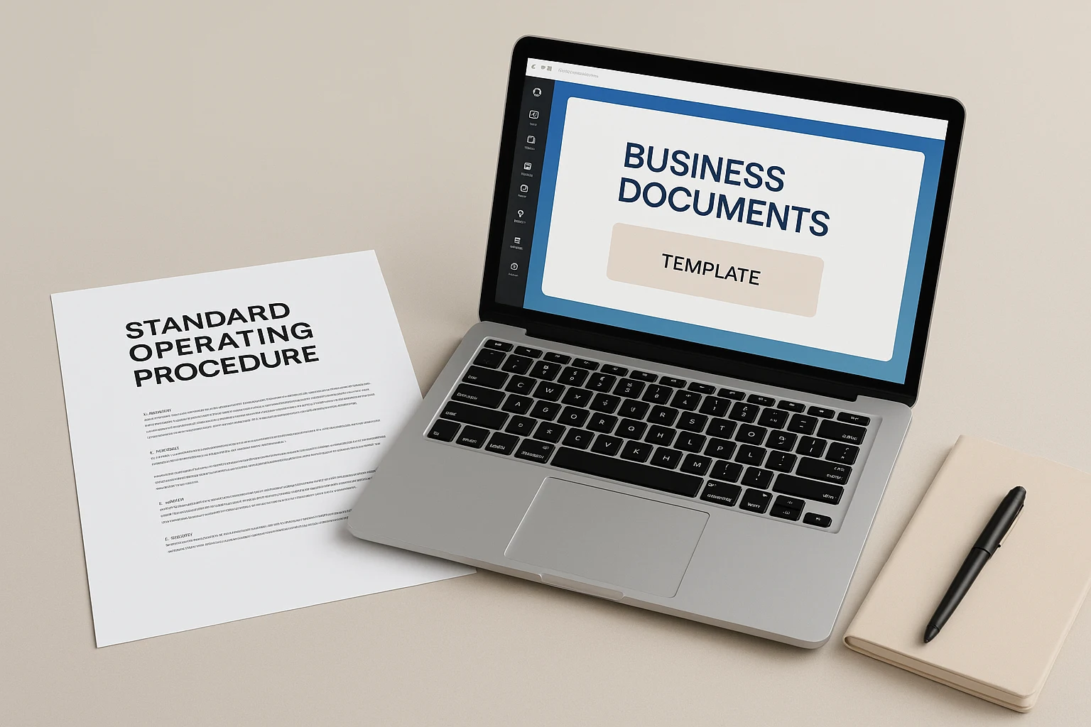 Paket SOP & Dokumen Bisnis Lengkap — 20 Template (Canva + Word) + Panduan Implementasi