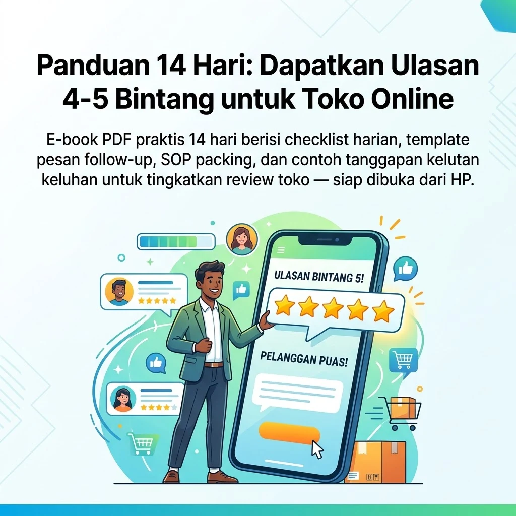 Panduan 14 Hari: Dapatkan Ulasan 4-5 Bintang untuk Toko Online