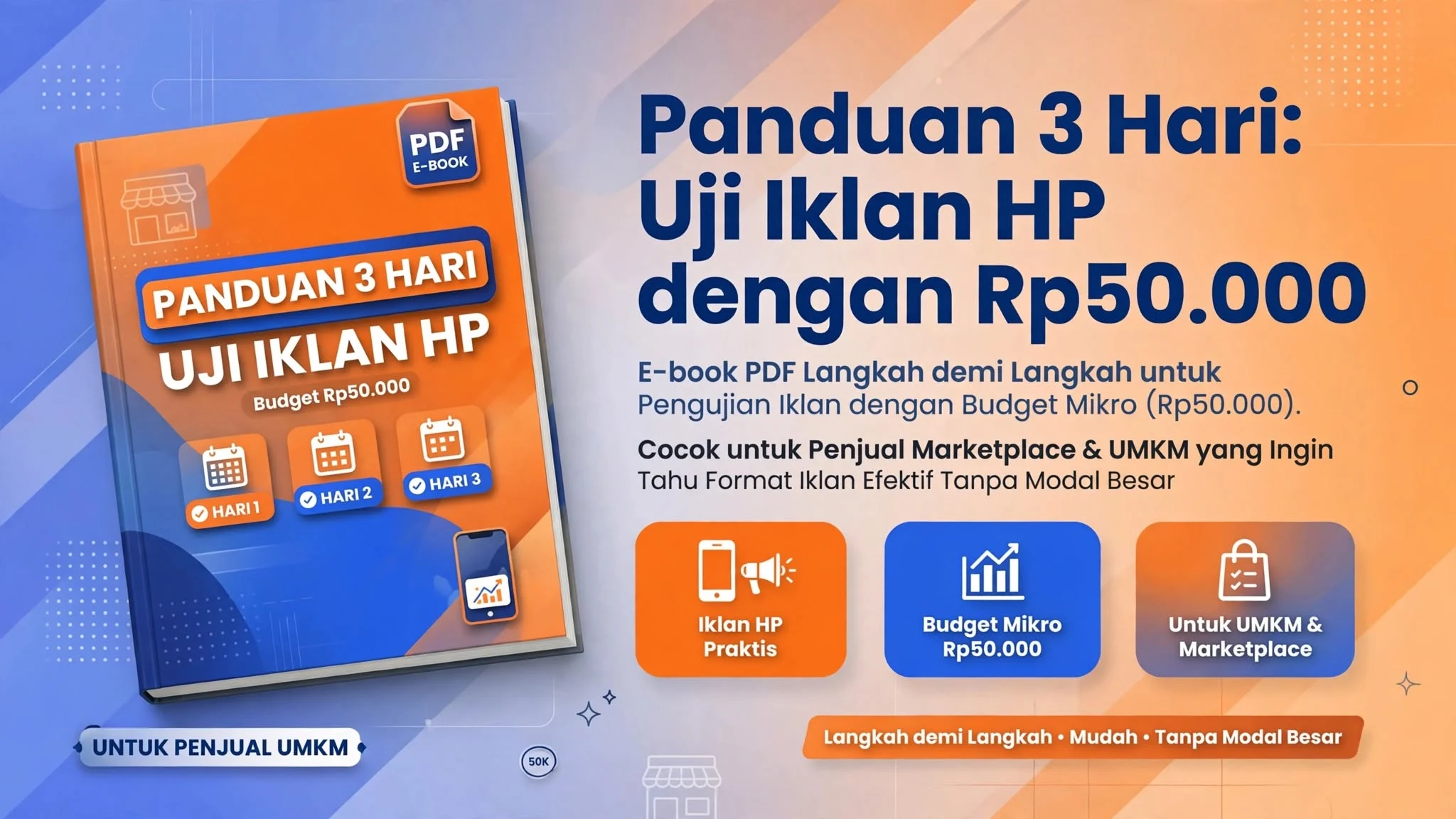 Panduan 3 Hari: Uji Iklan HP dengan Rp50.000