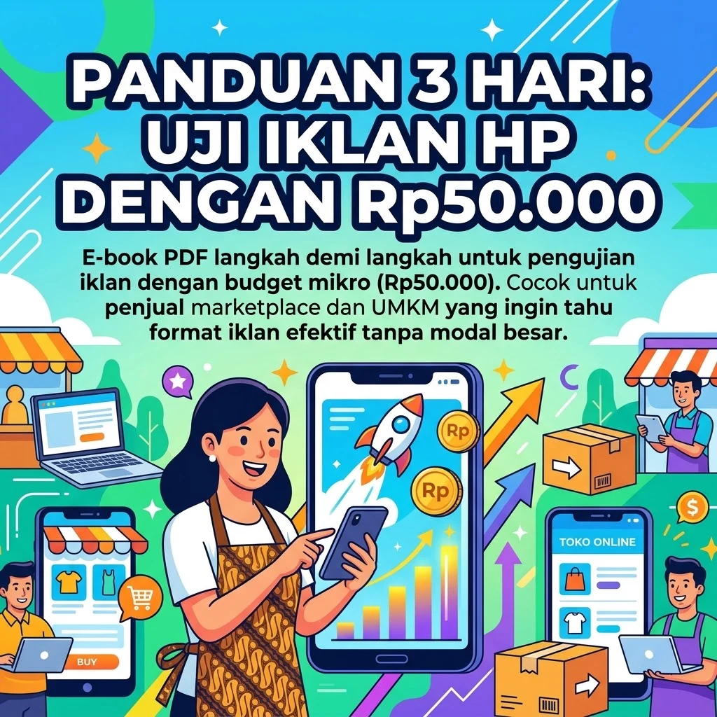 Panduan 3 Hari: Uji Iklan HP dengan Rp50.000