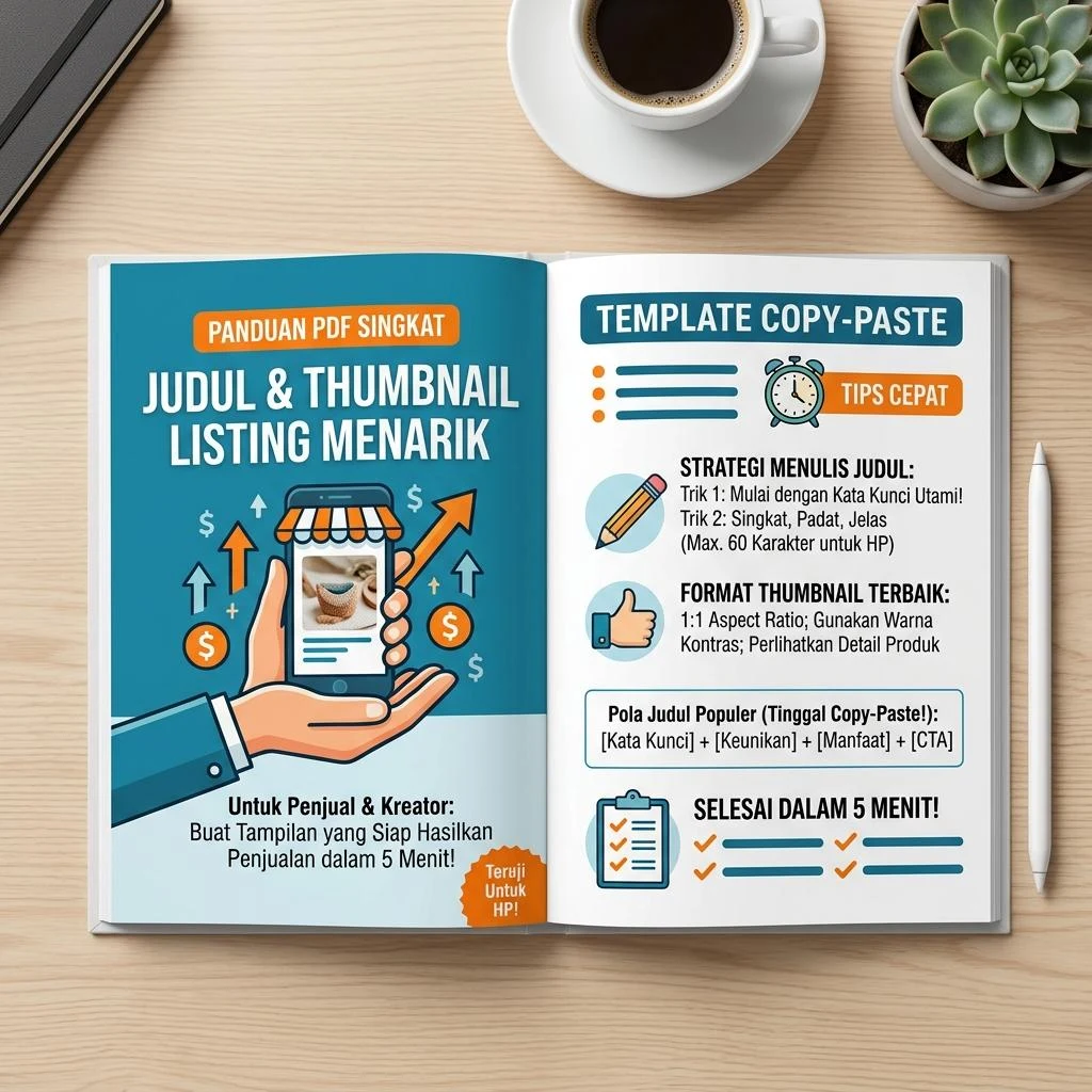 Panduan 5 Menit: Judul & Thumbnail yang Bikin Klik