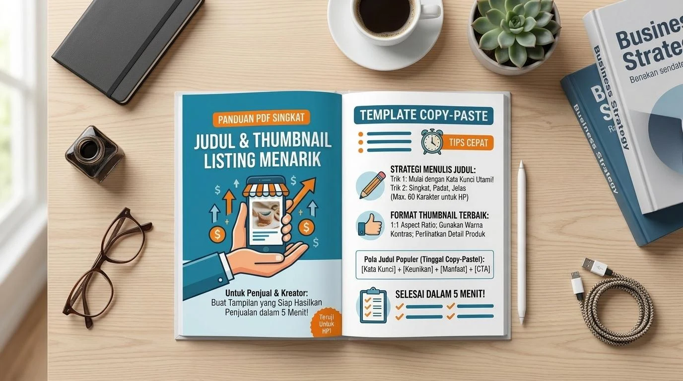 Panduan 5 Menit: Judul & Thumbnail yang Bikin Klik - foto 1