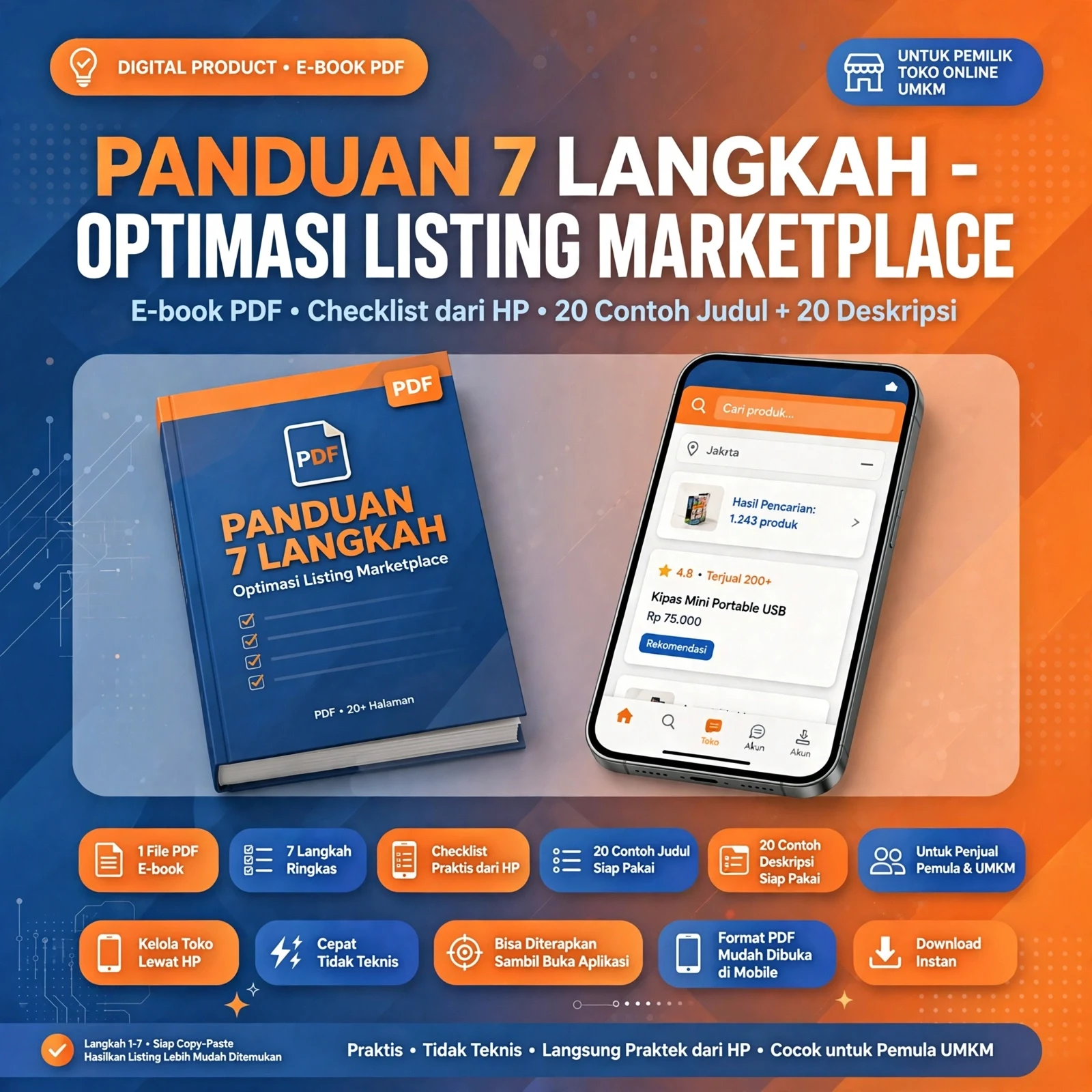 Panduan 7 Langkah: Listing Marketplace yang Muncul