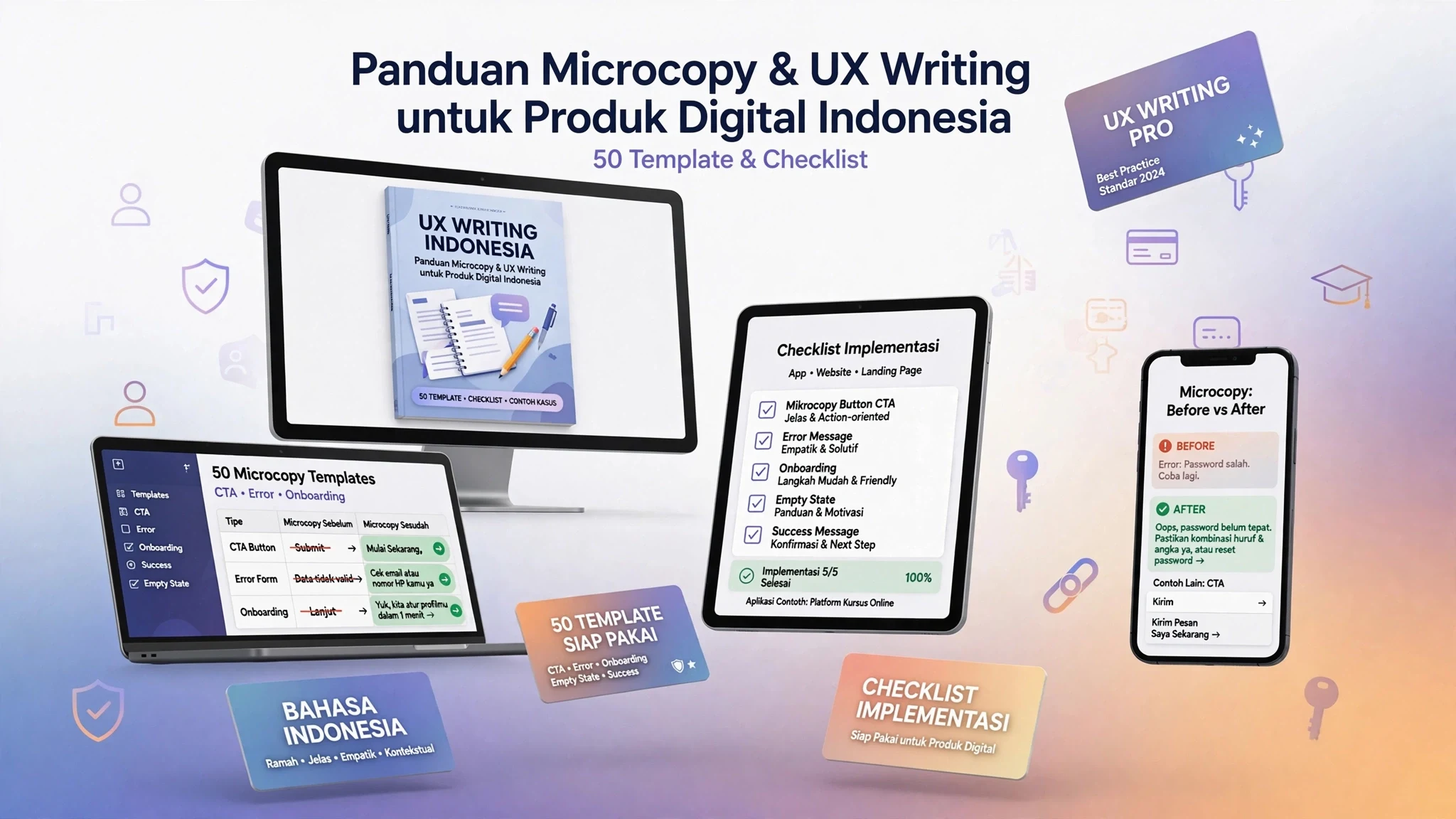 Panduan Microcopy & UX Writing untuk Produk Digital Indonesia