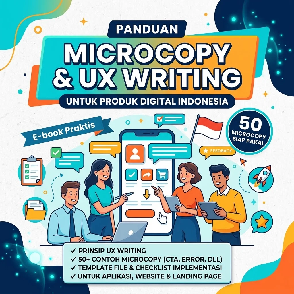 Panduan Microcopy & UX Writing untuk Produk Digital Indonesia