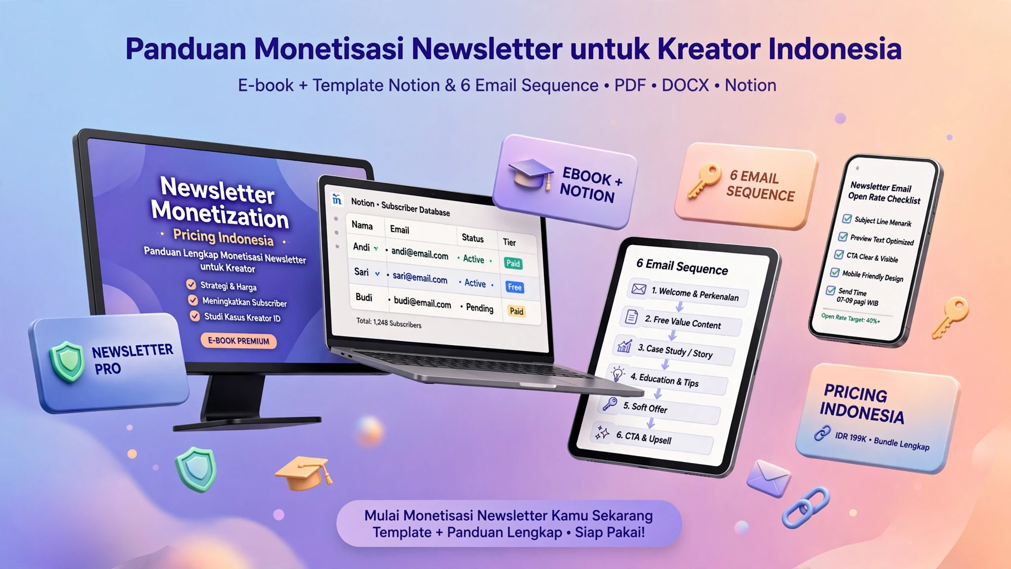 Panduan Monetisasi Newsletter untuk Kreator Indonesia