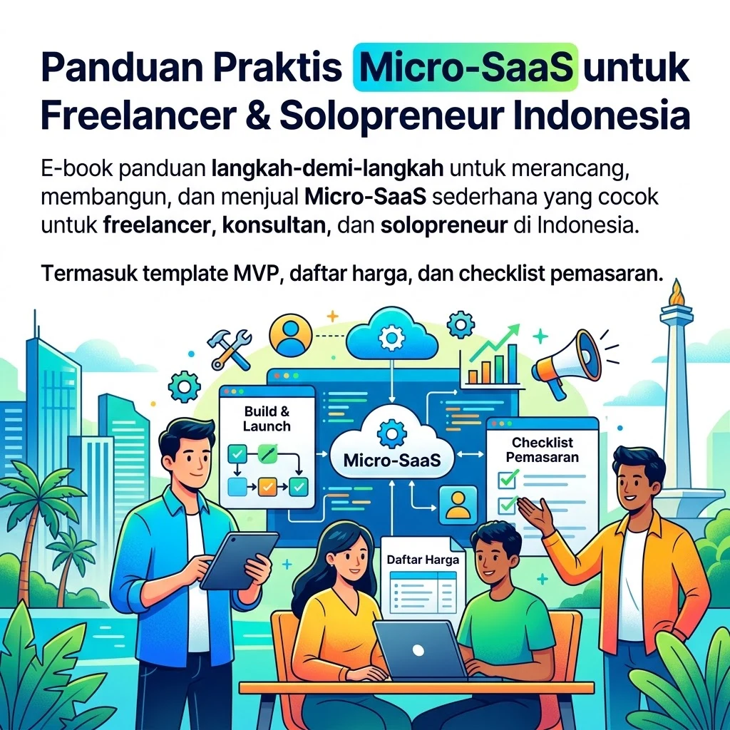 Panduan Praktis Micro‑SaaS untuk Freelancer & Solopreneur Indonesia