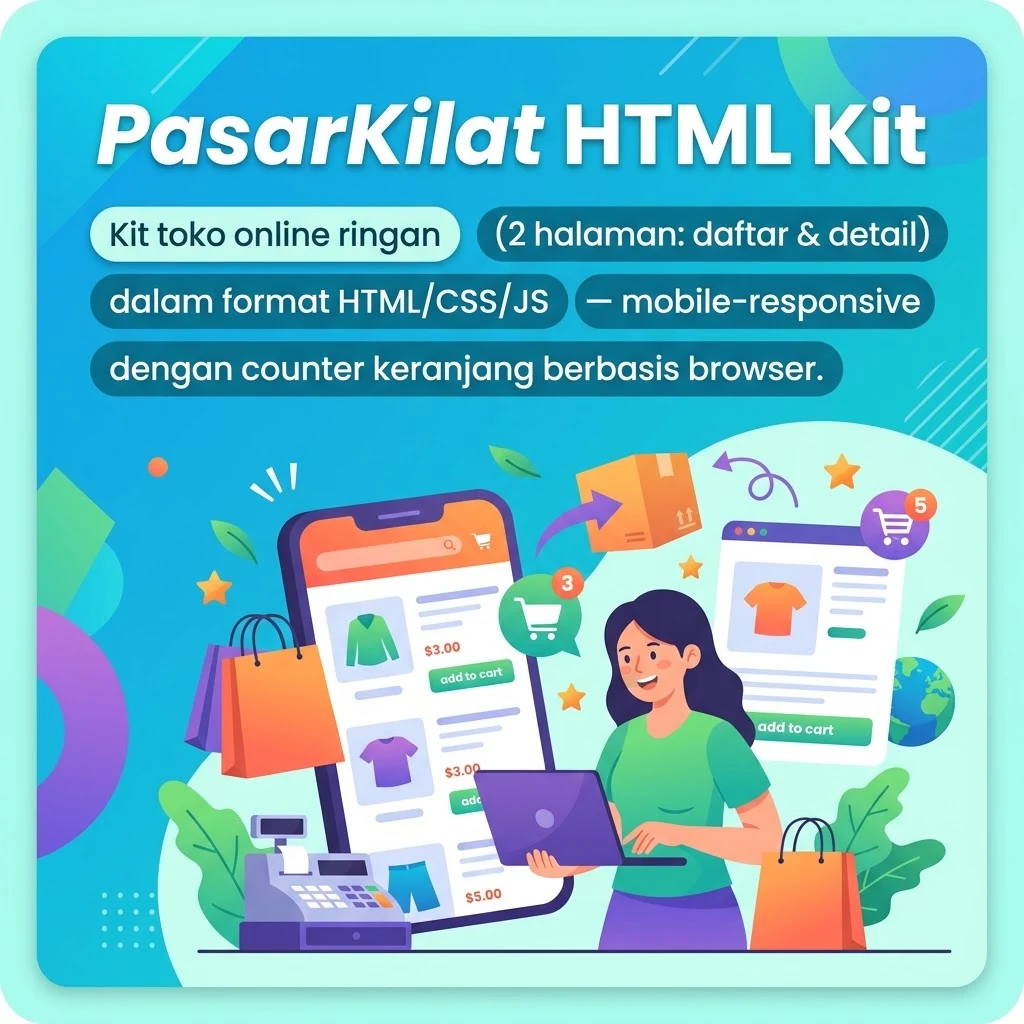 PasarKilat HTML Kit