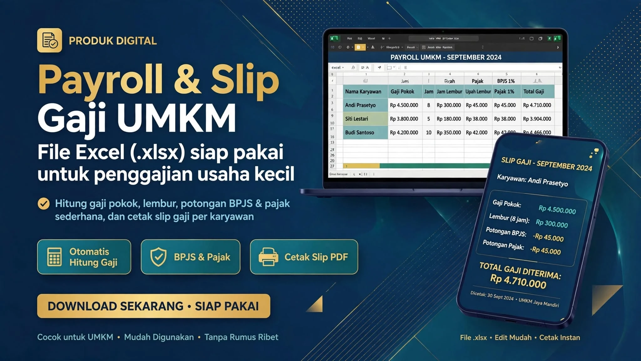 Payroll & Slip Gaji UMKM