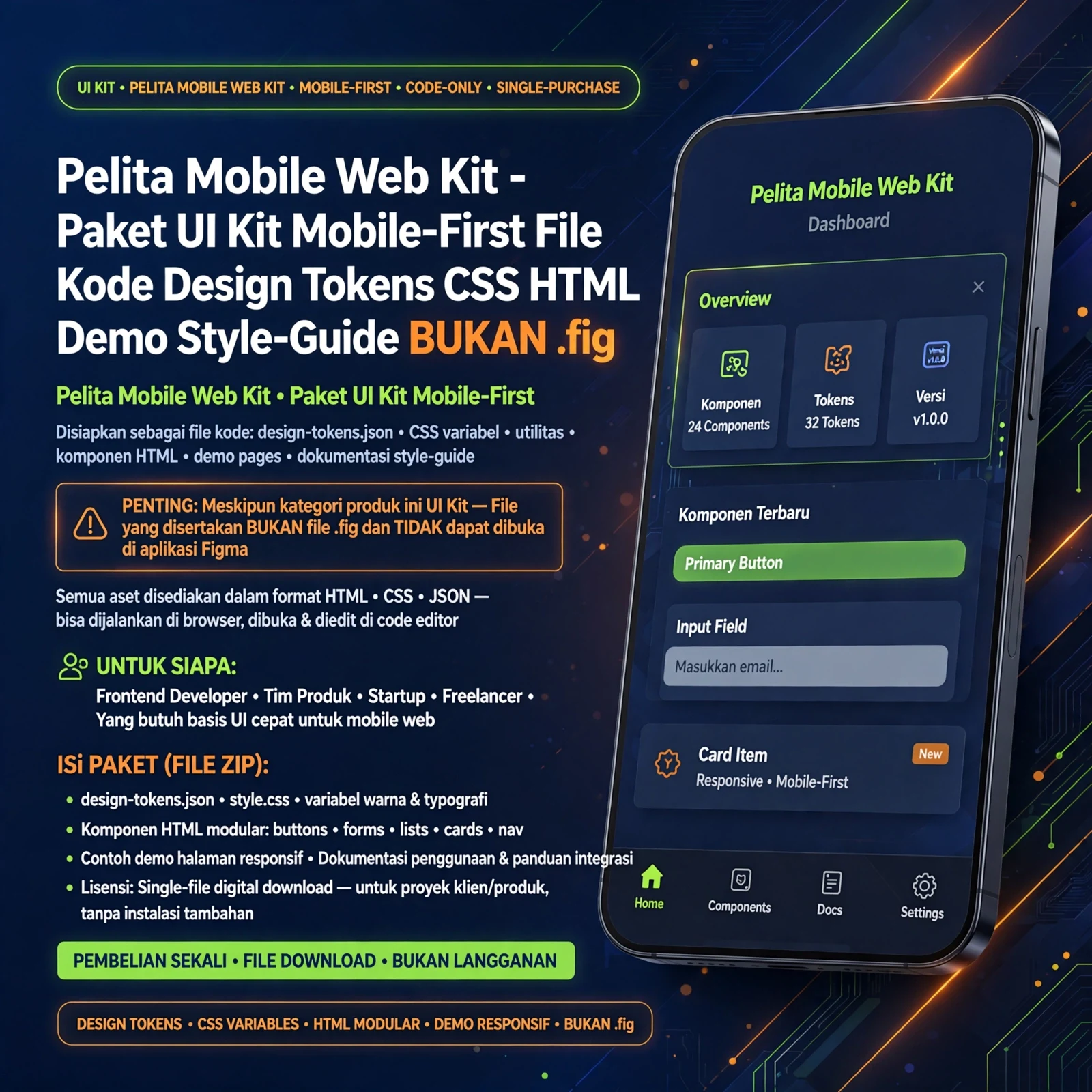 Pelita Mobile Web Kit