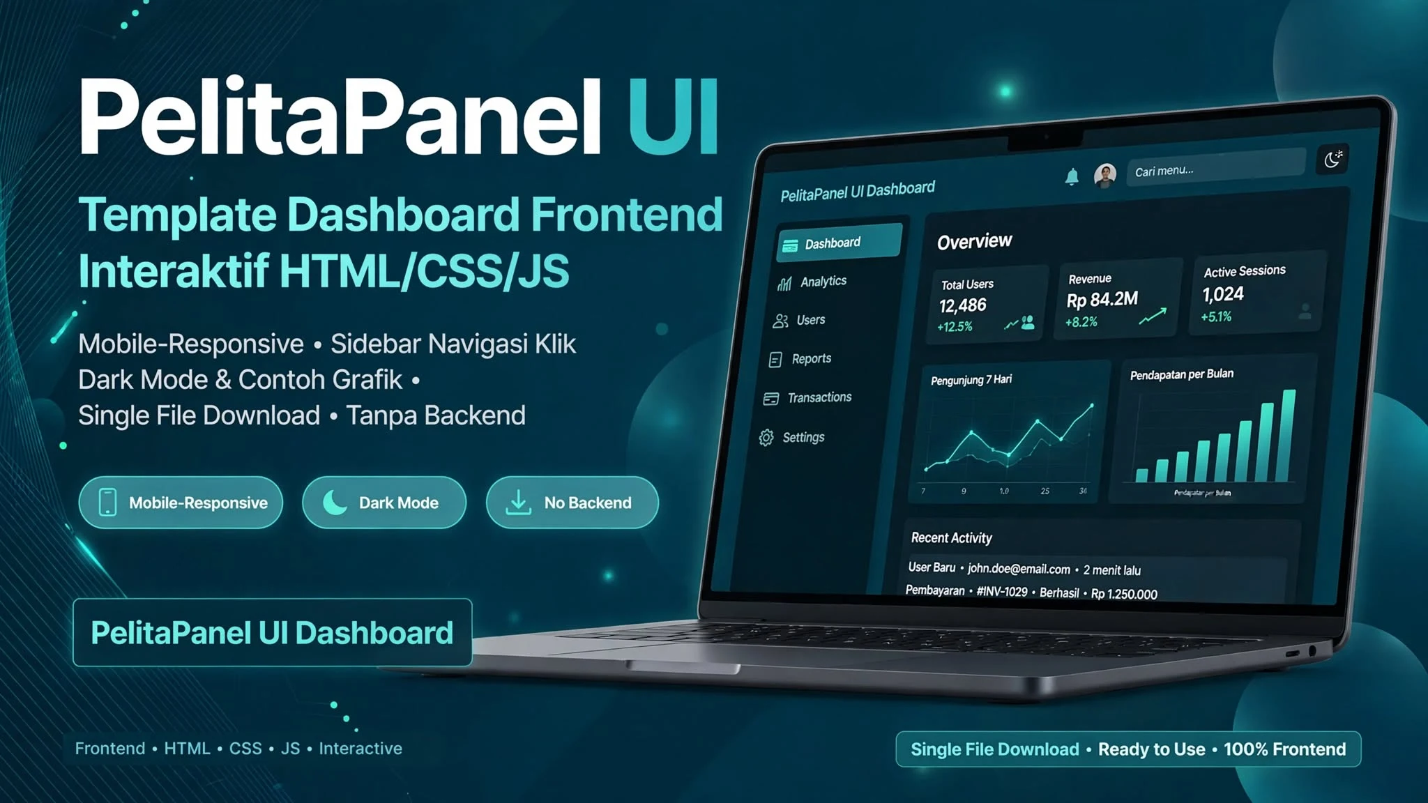 PelitaPanel UI