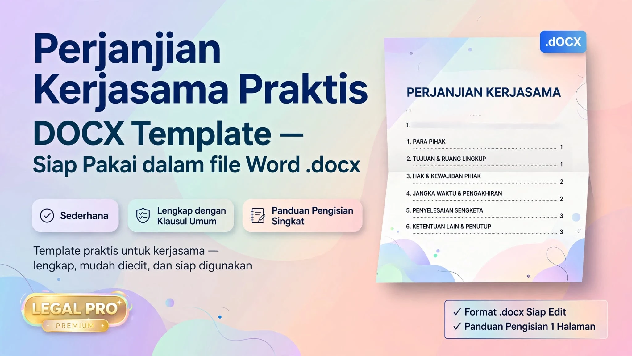Perjanjian Kerjasama Praktis (DOCX)