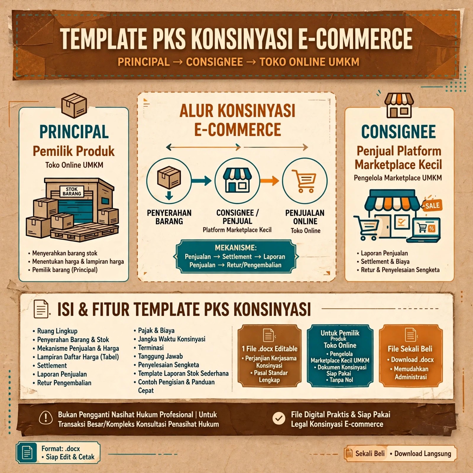 Perjanjian Konsinyasi E-commerce (DOCX)
