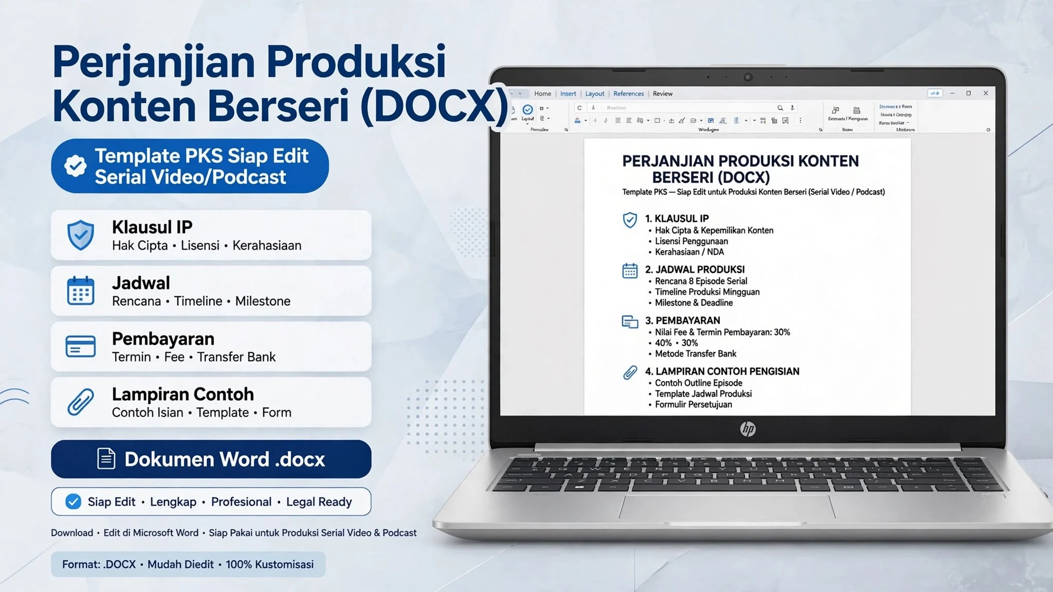 Perjanjian Produksi Konten Berseri (DOCX)