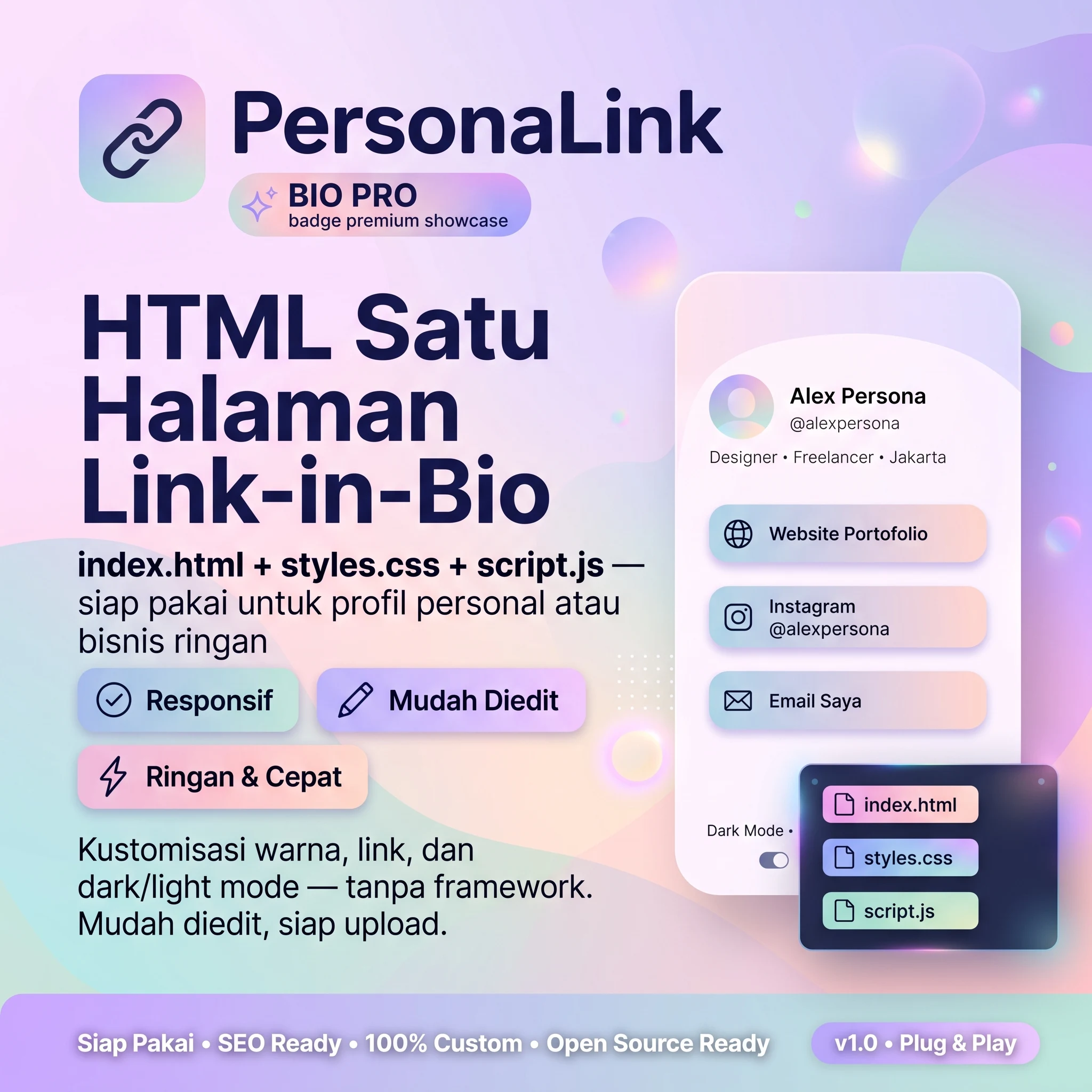 PersonaLink HTML