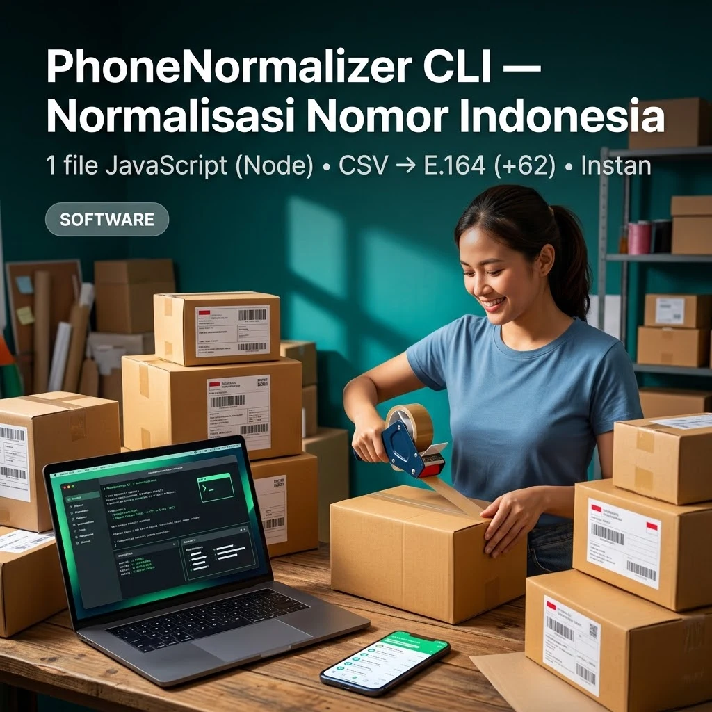 PhoneNormalizer CLI — Normalisasi Nomor Indonesia