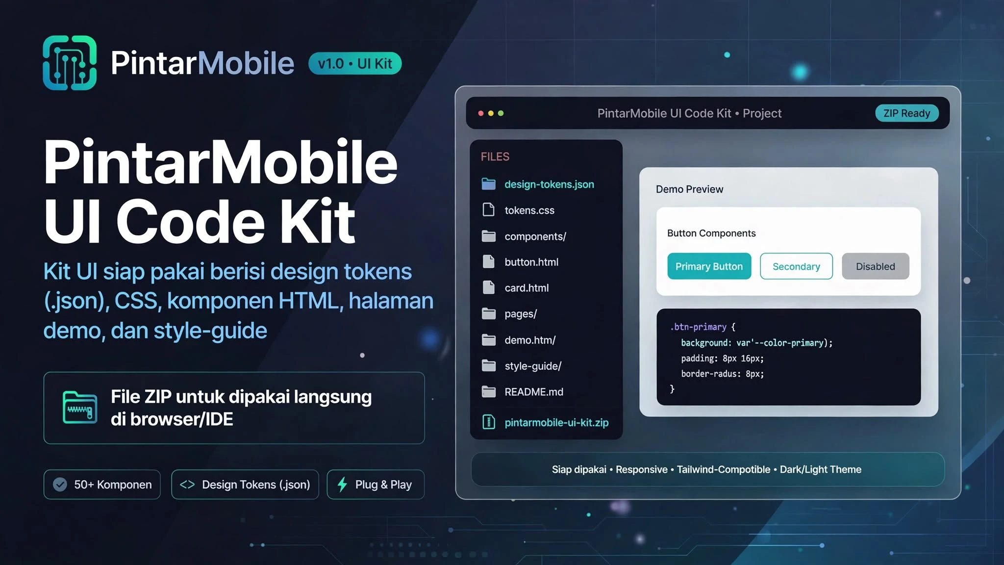 PintarMobile UI Code Kit
