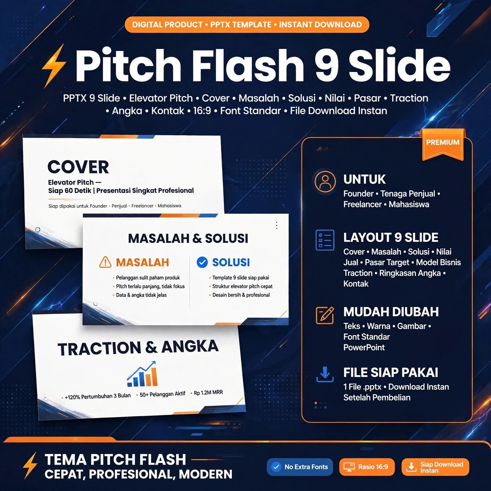 Pitch Flash 9 Slide