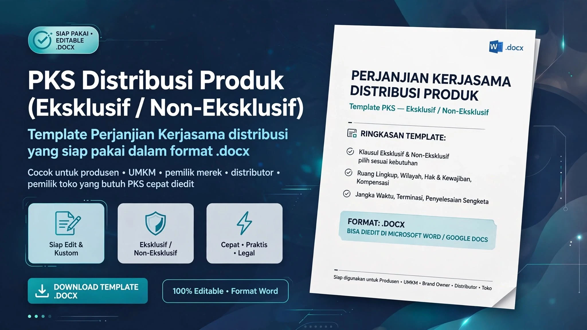PKS Distribusi Produk (Eksklusif / Non-Eksklusif)