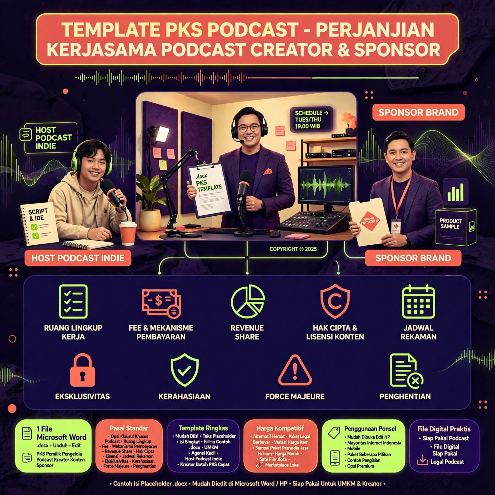 PKS Kolaborasi Podcast & Kreator Konten