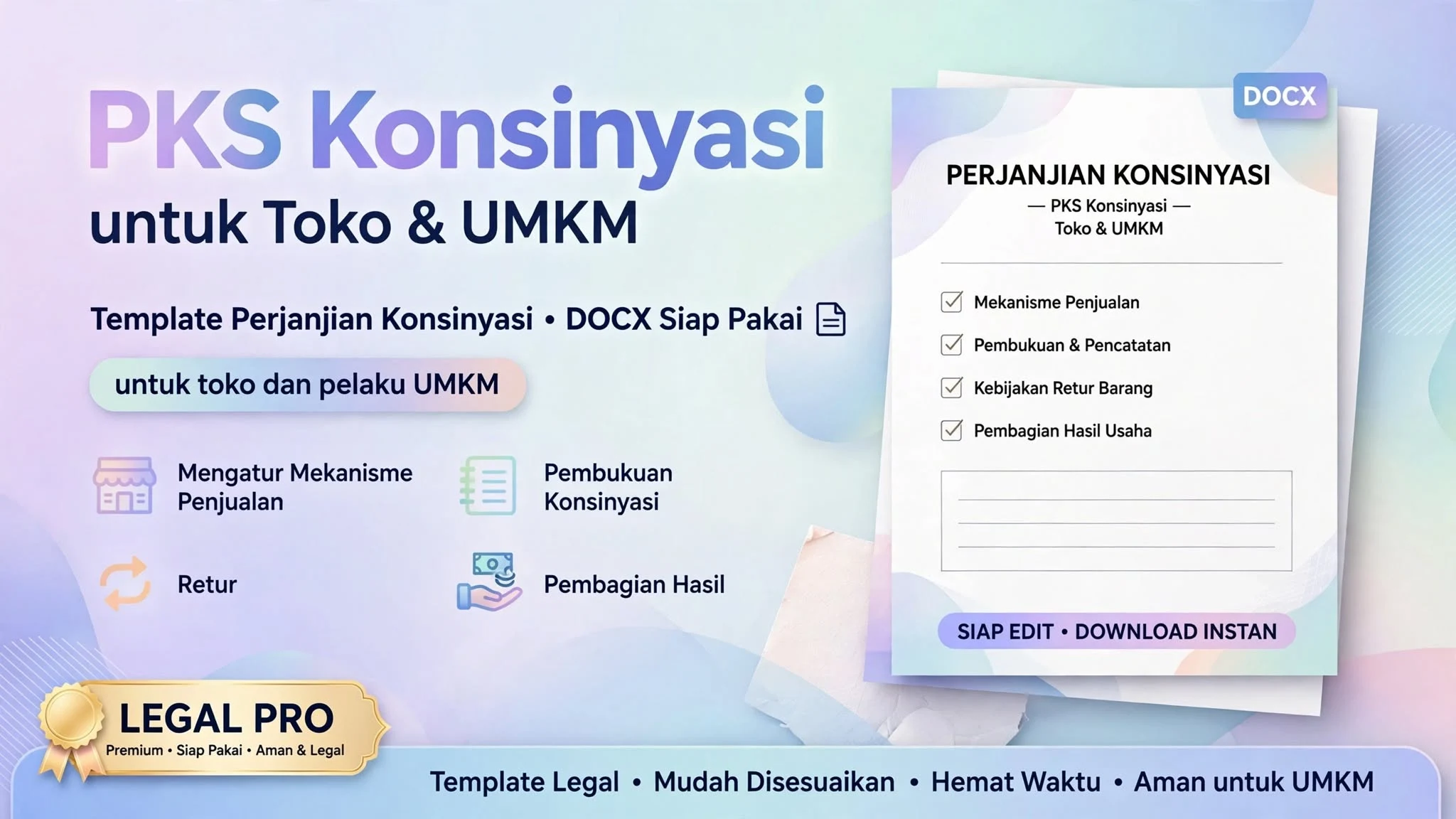 PKS Konsinyasi untuk Toko & UMKM