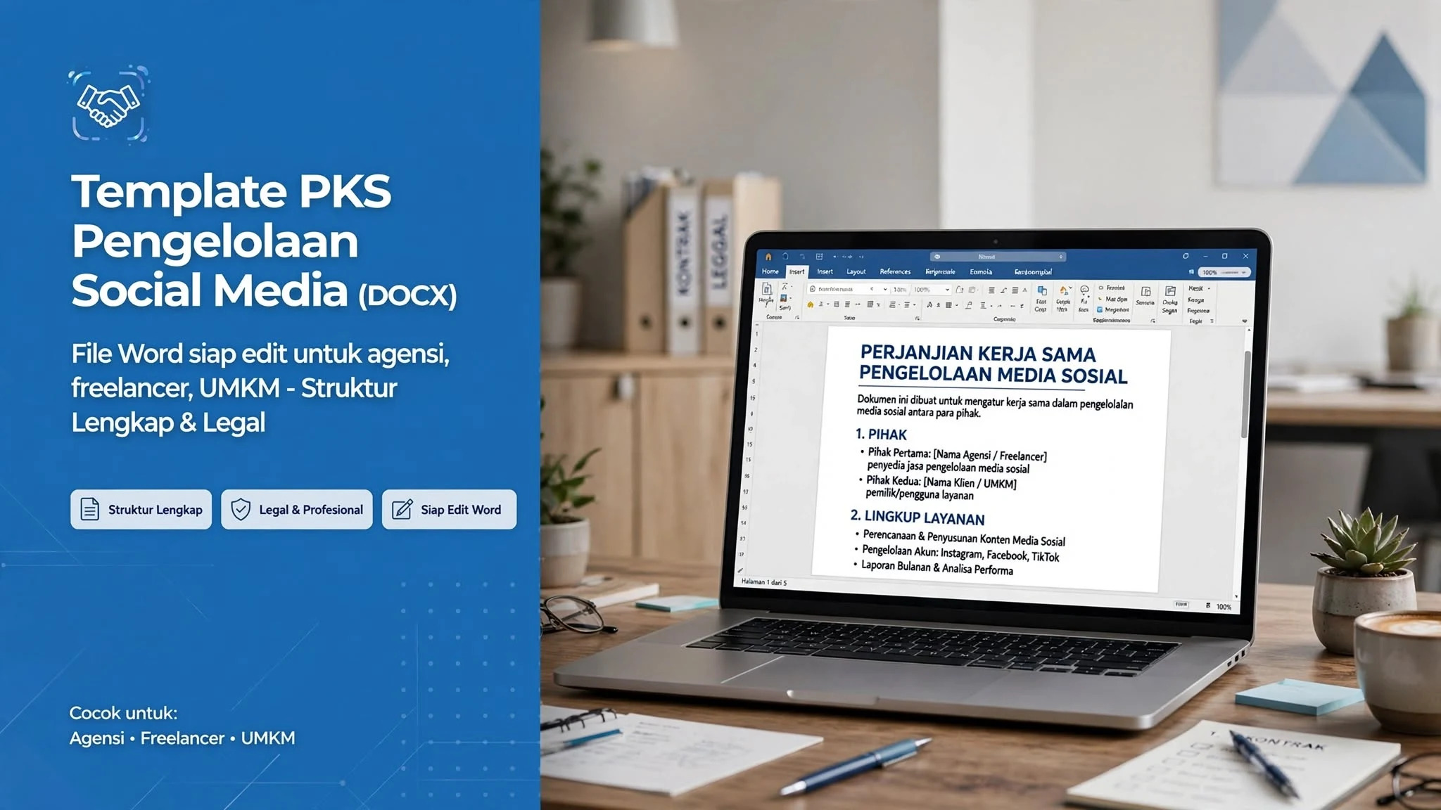 Template PKS Pengelolaan Social Media (DOCX)