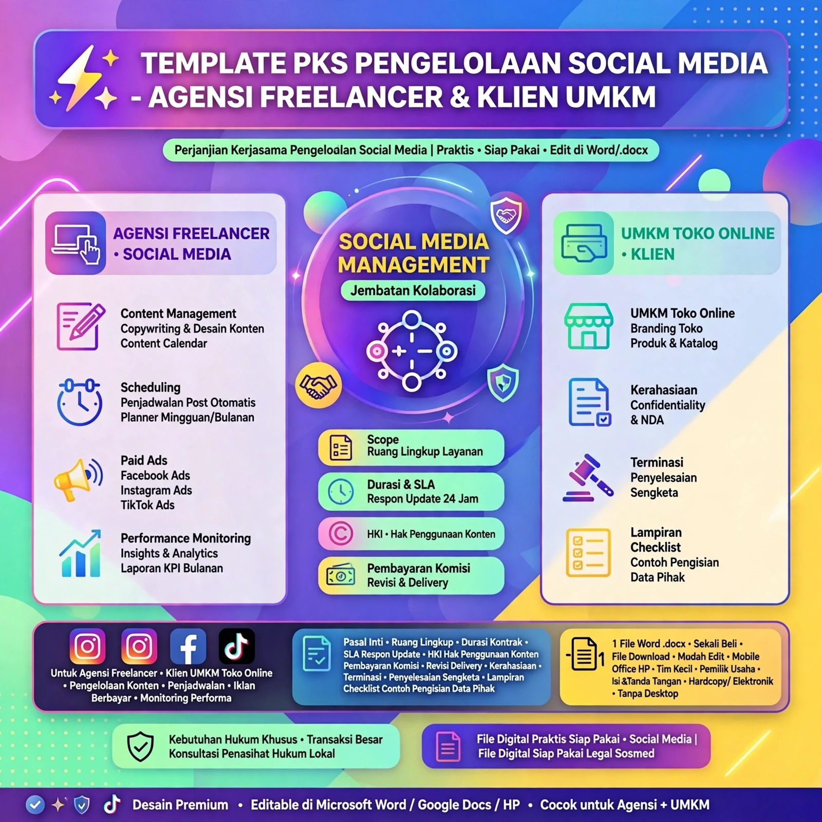 Template PKS Pengelolaan Social Media (DOCX)